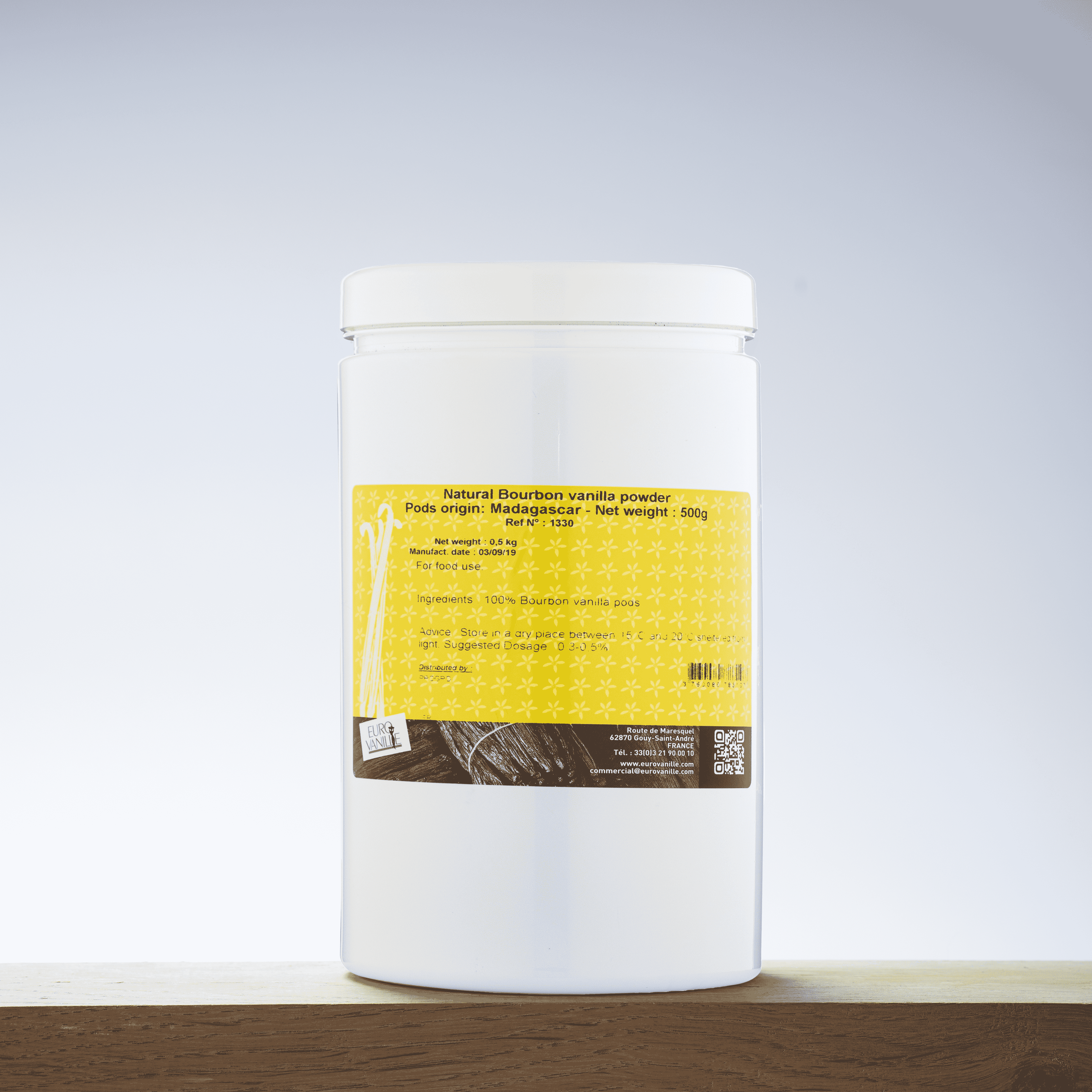 Bourbon vanilla powder - 100% Natural - 500 g