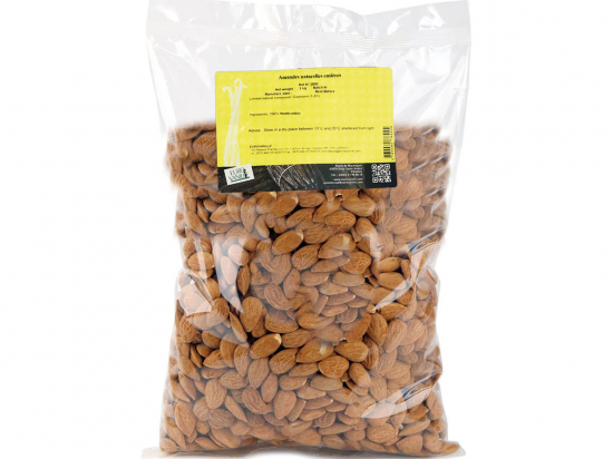 Whole natural almonds - 1 kg