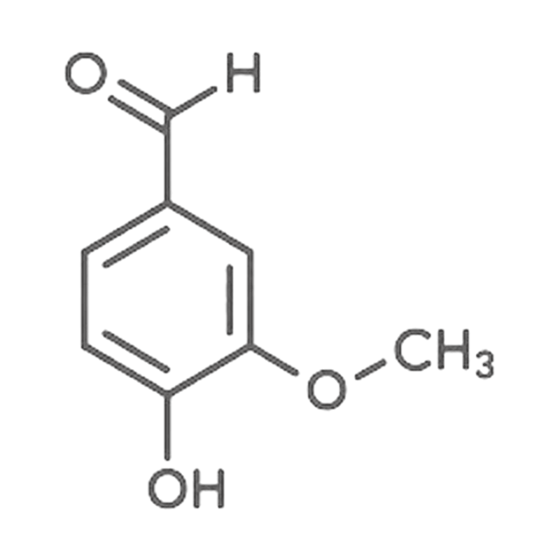Formule développée de la vanilline